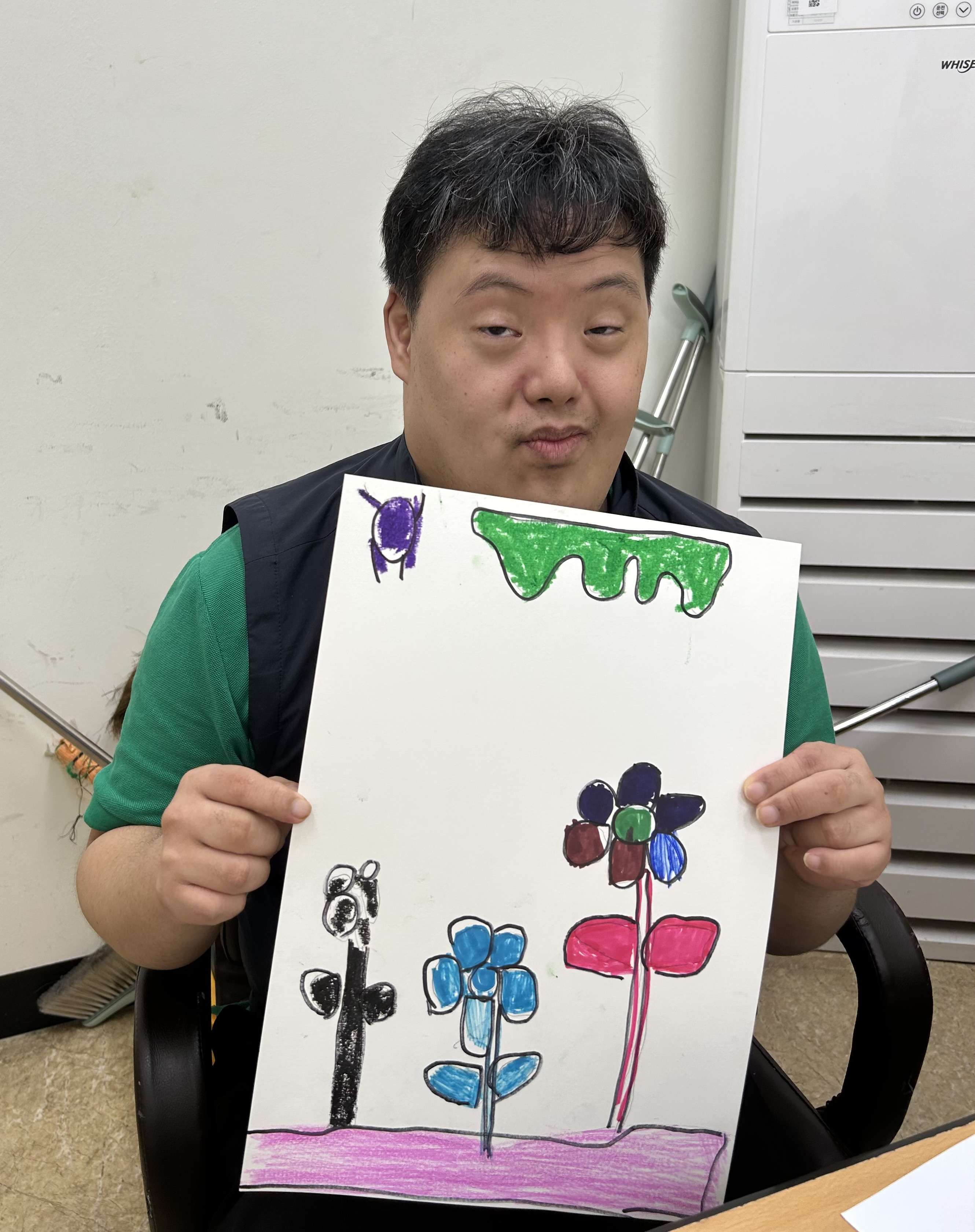 9월 첫째주 꽃을 자유롭게 그리기